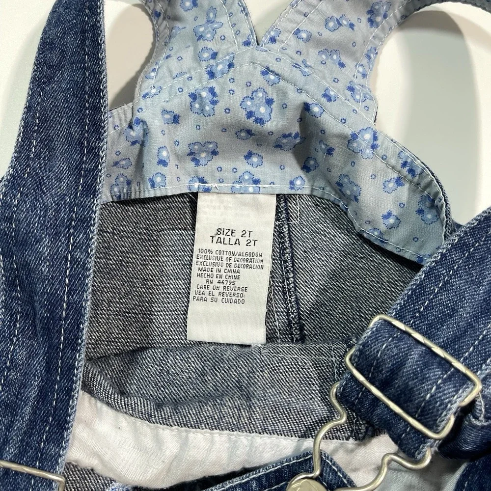 Vintage Blues‎ Clues Embroidered Denim Overalls Size 2T